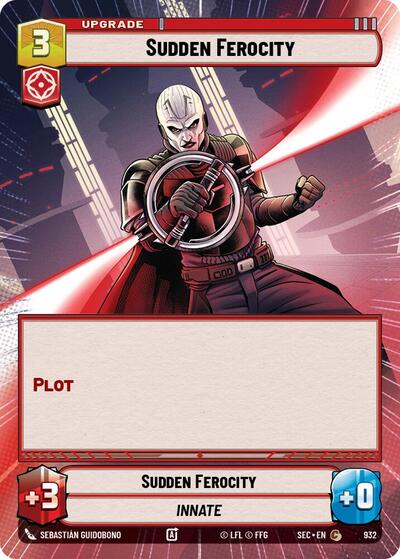 Sudden Ferocity (Hyperspace) - Foil