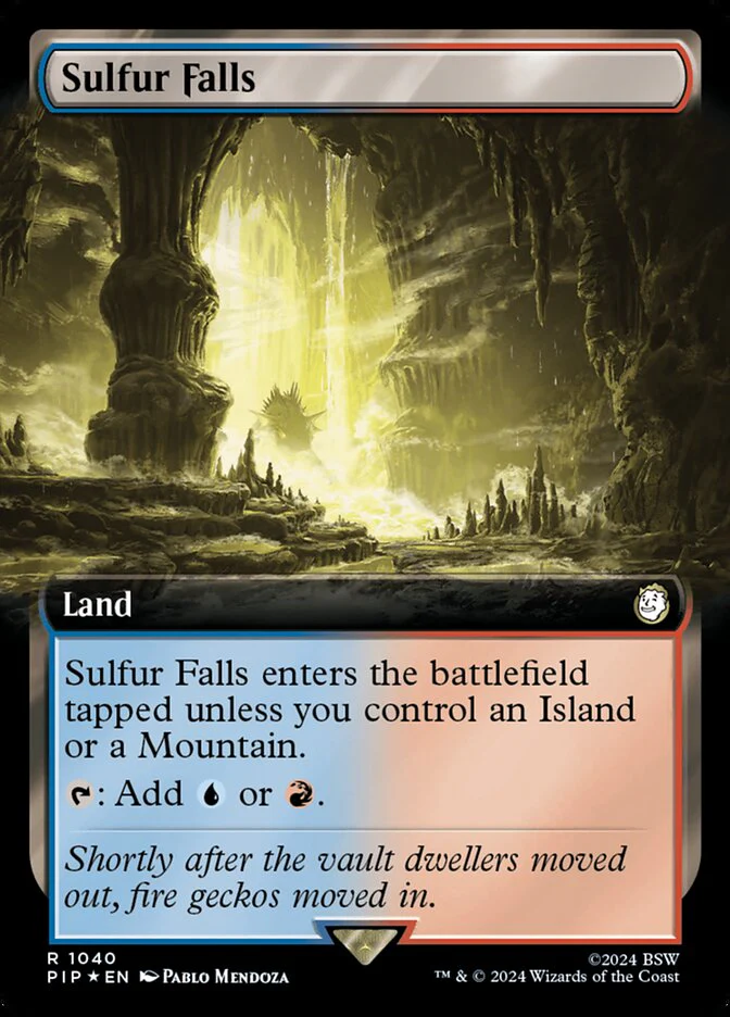 Sulfur Falls - Extended Art - Surge Foil (Foil)