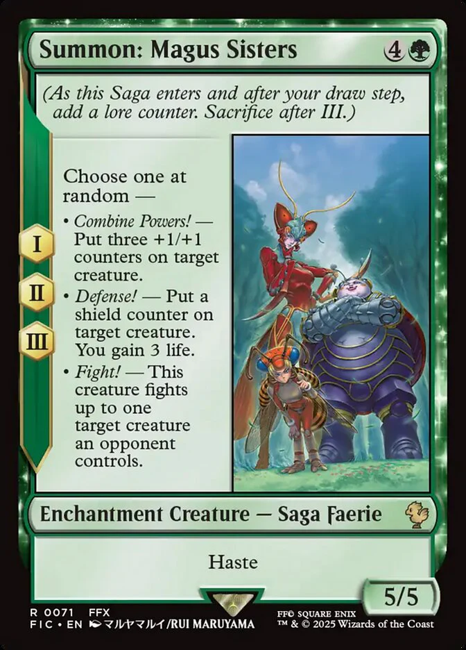 Summon: Magus Sisters - Enchantment (Foil)