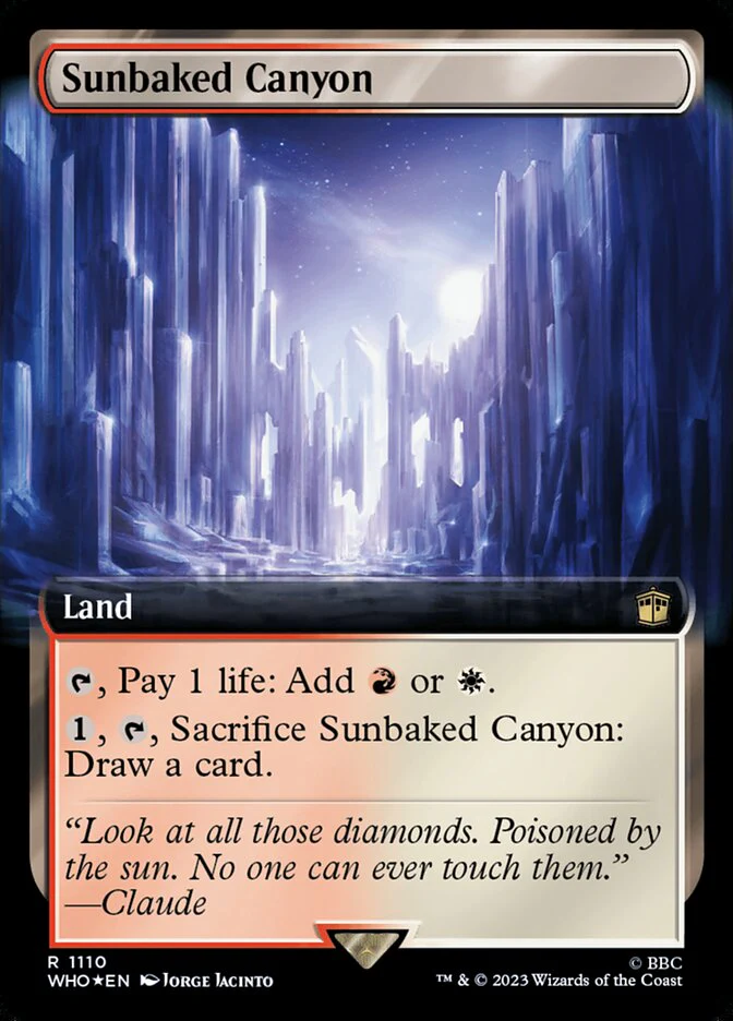 Sunbaked Canyon - Extended Art - Surge Foil (Foil)