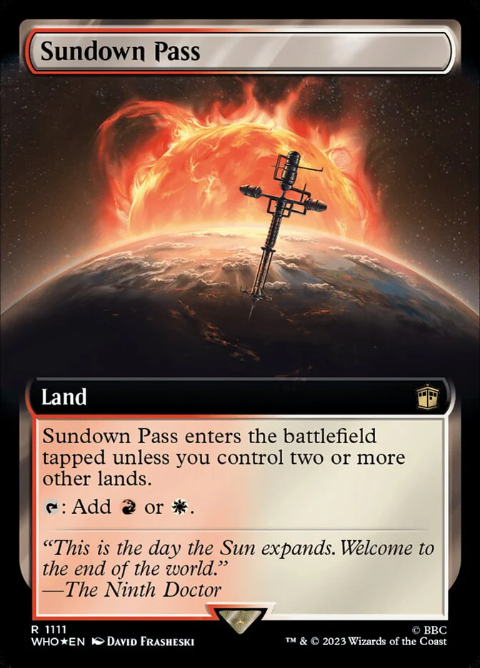 Sundown Pass - Extended Art - Surge Foil (Foil)
