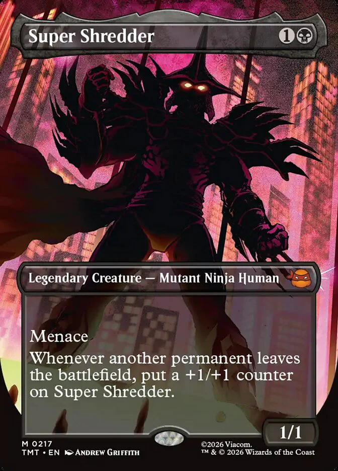Super Shredder - Borderless - Inverted - Legendary (Foil)