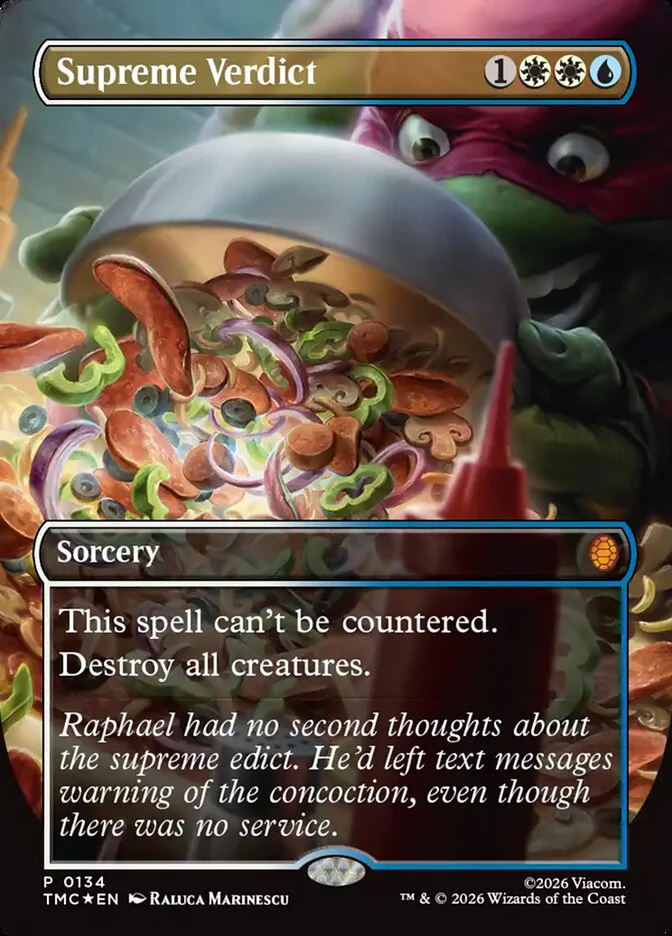 Supreme Verdict - Borderless - Full Art - Inverted (Foil)