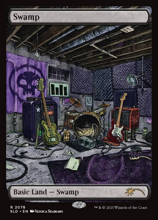 Swamp - Borderless - Full Art