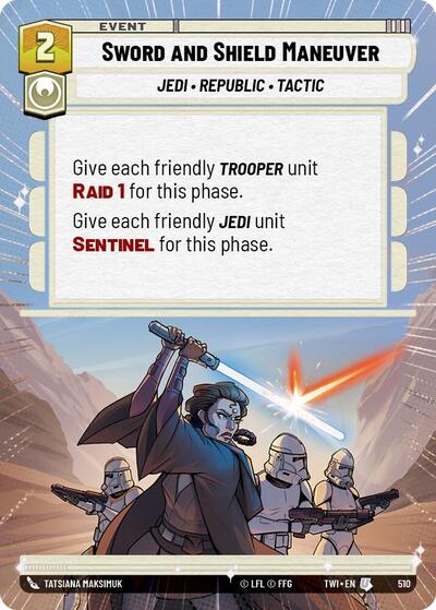 Sword and Shield Maneuver  (Hyperspace) - Foil