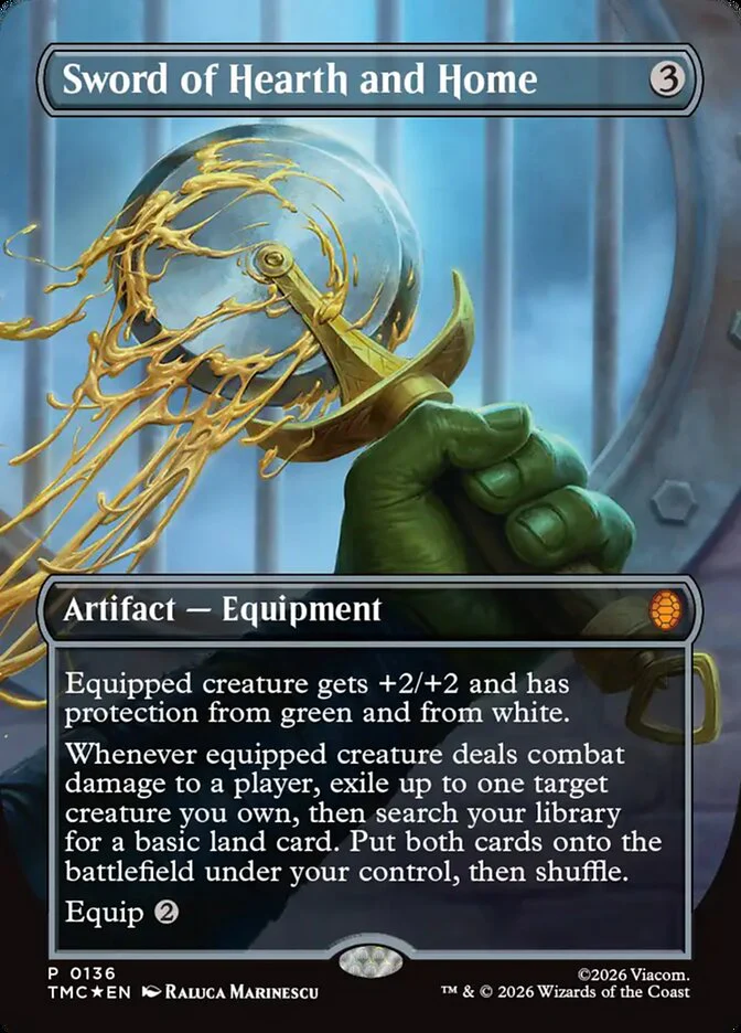 Sword of Hearth and Home - Borderless - Full Art - Inverted (Foil)