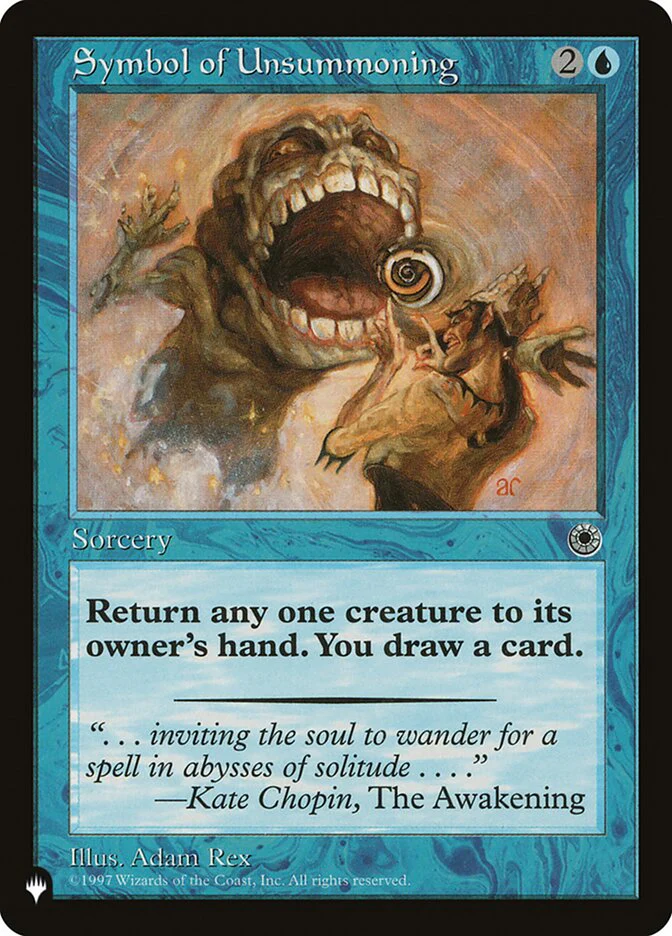Symbol of Unsummoning - Retro Frame