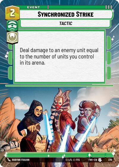 Synchronized Strike  (Hyperspace) - Foil