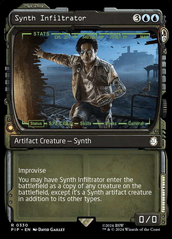 Synth Infiltrator - Inverted - Showcase (Foil)