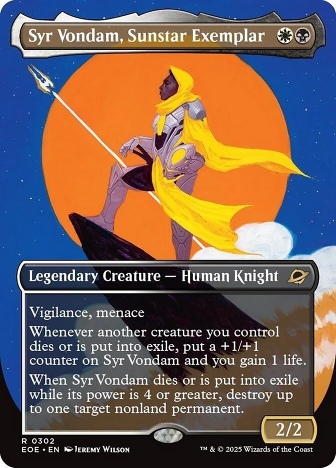 Syr Vondam, Sunstar Exemplar - Full Art - Inverted - Legendary (Foil)