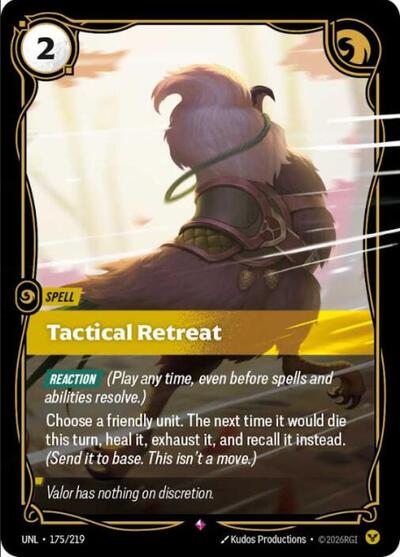 Tactical Retreat - Foil