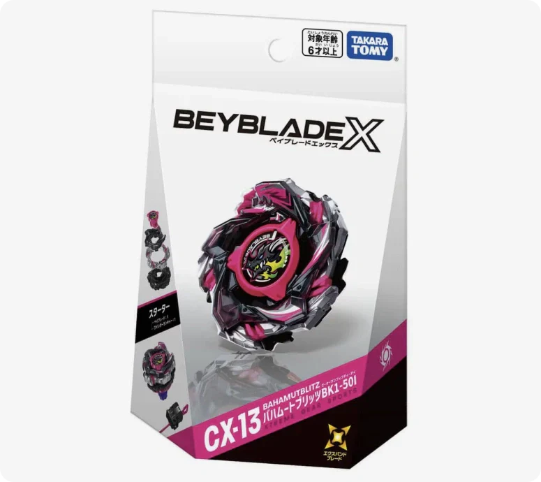 Takara Tomy Beyblade CX-13 Bahamut Blitz BK1-50I