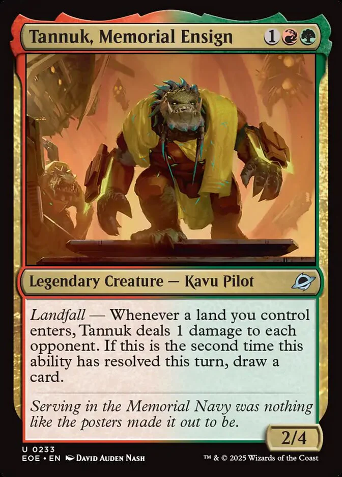 Tannuk, Memorial Ensign - Legendary