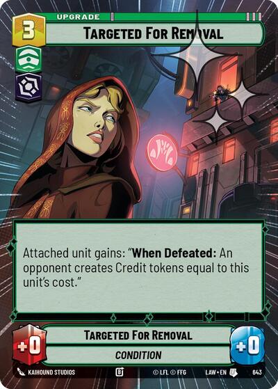 Targeted for Removal (Hyperspace) - Foil