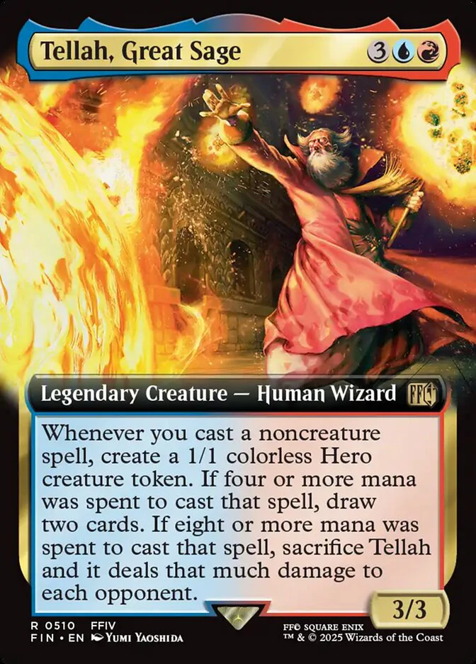 Tellah, Great Sage - Extended Art - Legendary