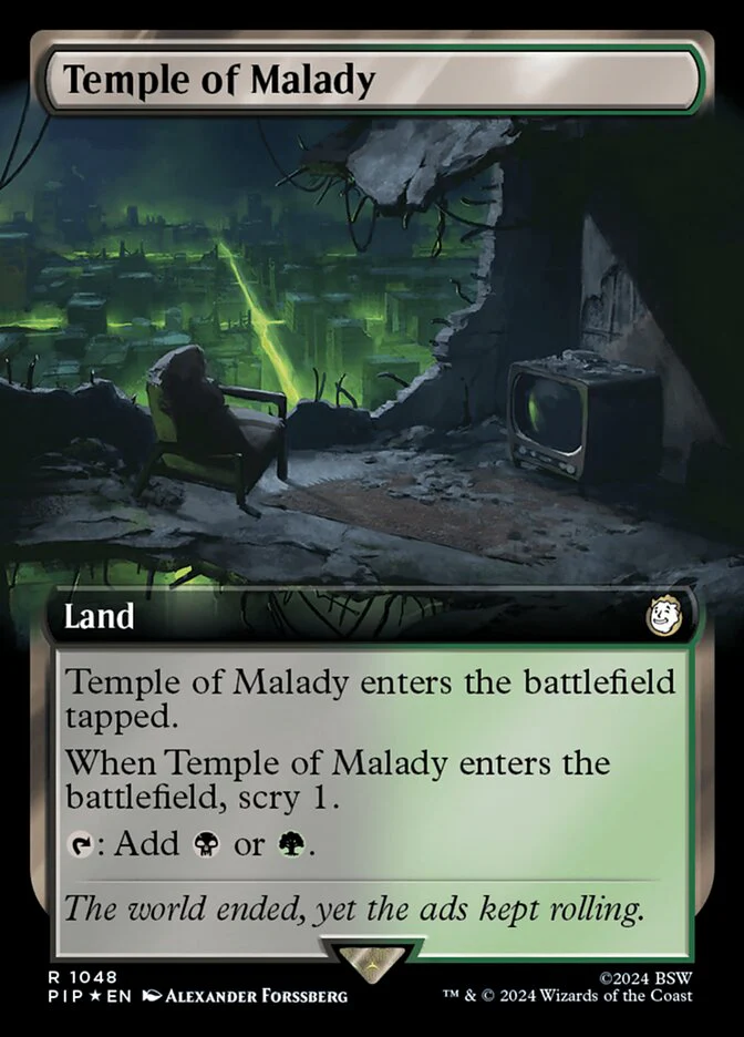 Temple of Malady - Extended Art - Surge Foil (Foil)