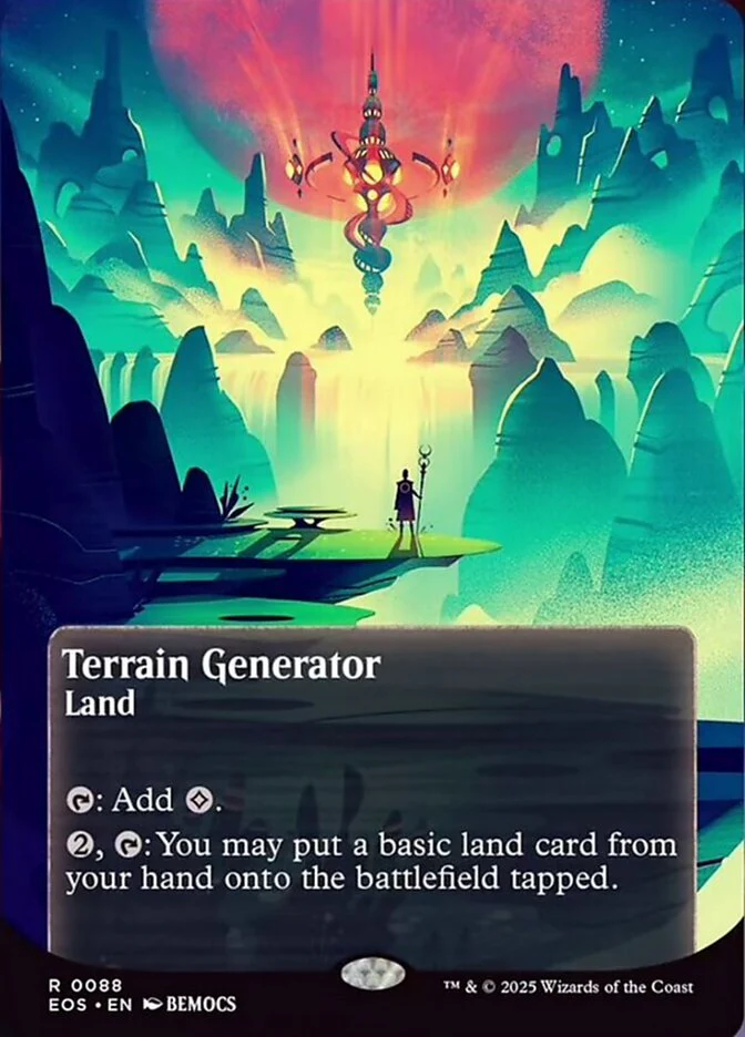 Terrain Generator - Borderless - Full Art - Inverted