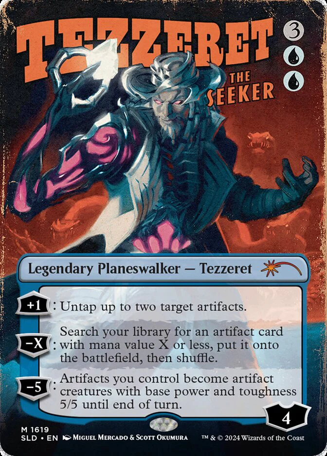 Tezzeret the Seeker - Borderless - Full Art (Foil)