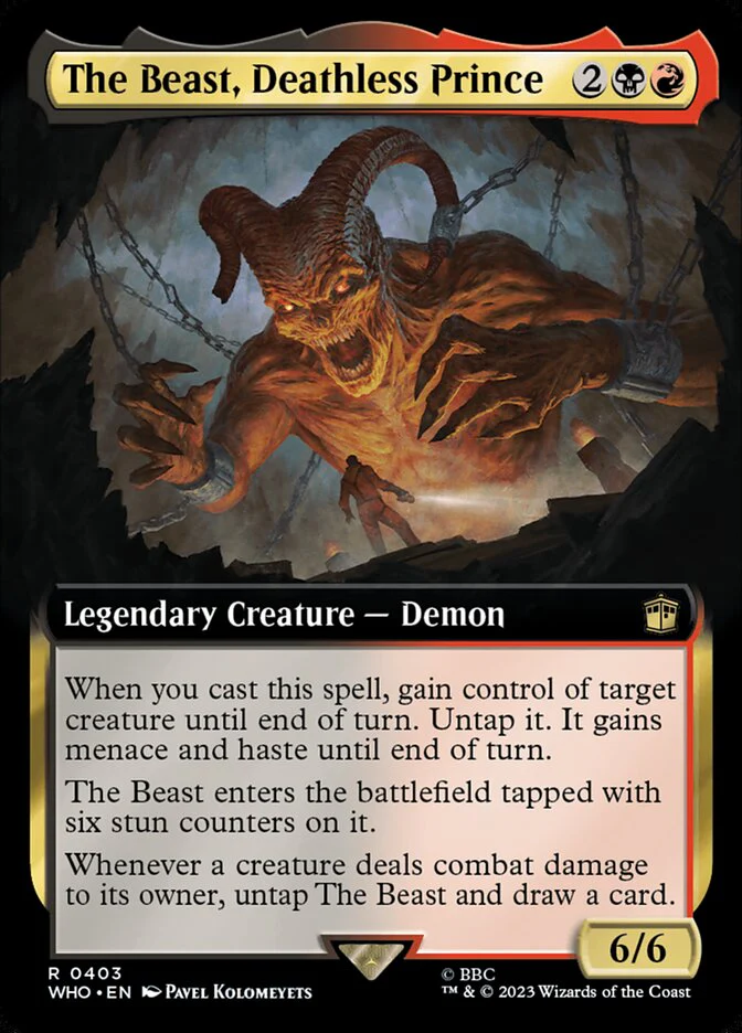 The Beast, Deathless Prince - Extended Art - Legendary