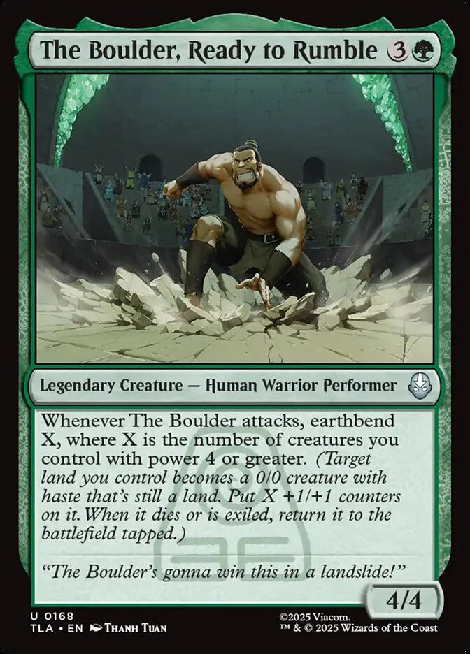 The Boulder, Ready to Rumble - Legendary