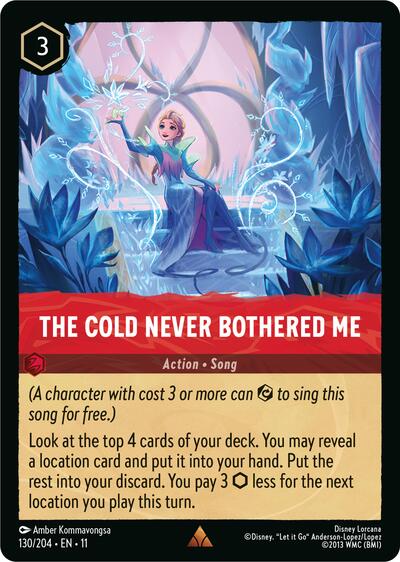 The Cold Never Bothered Me - Foil