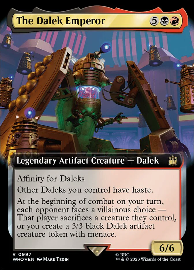 The Dalek Emperor - Extended Art - Legendary - Surge Foil (Foil)