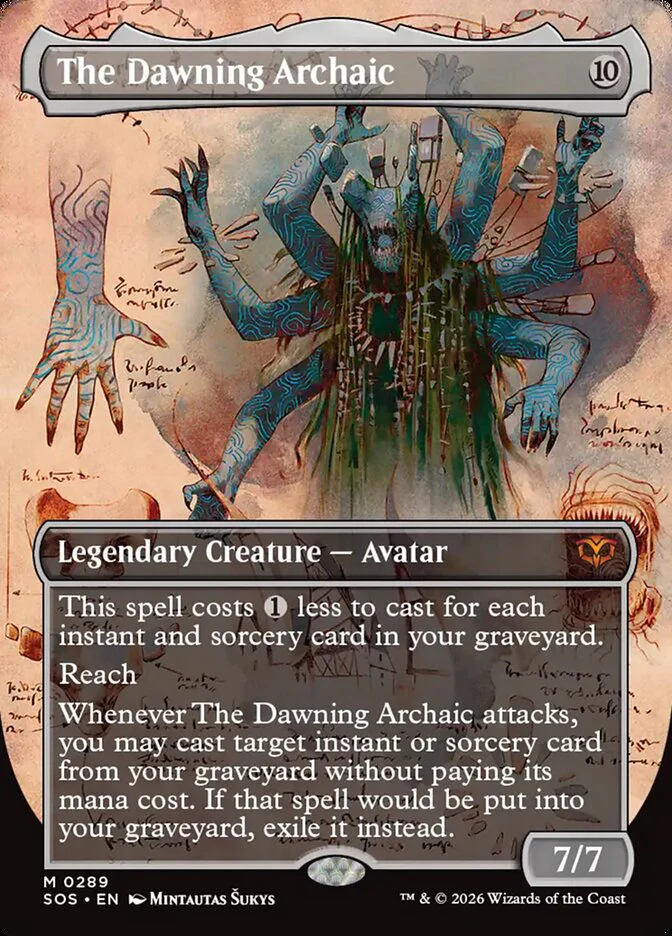 The Dawning Archaic - Borderless - Full Art - Inverted - Legendary - Showcase