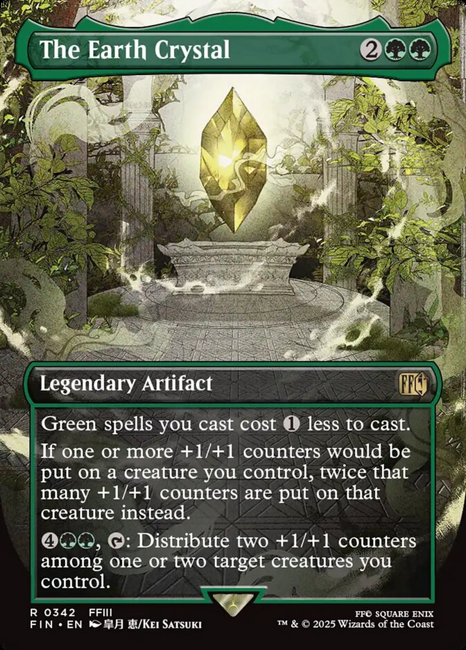 The Earth Crystal - Borderless - Full Art - Inverted - Legendary (Foil)
