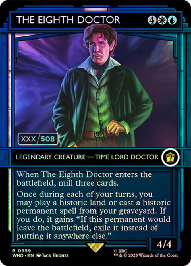 The Eighth Doctor - Borderless - Inverted - Legendary - Showcase (Foil)