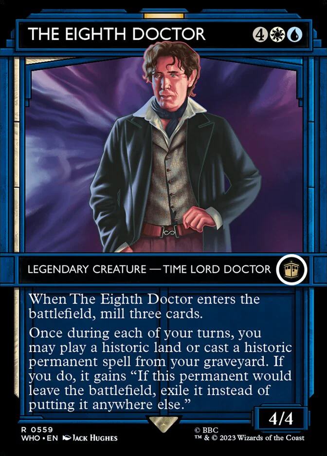 The Eighth Doctor - Borderless - Inverted - Legendary - Showcase