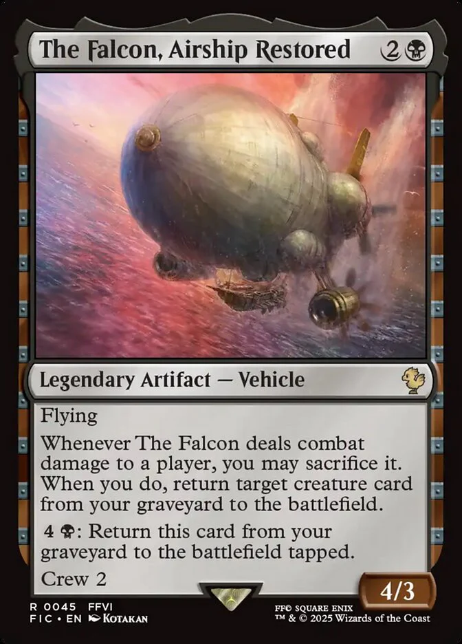 The Falcon, Airship Restored - Legendary (Foil)