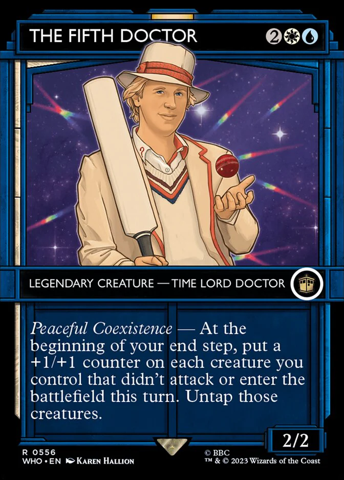The Fifth Doctor - Borderless - Inverted - Legendary - Showcase