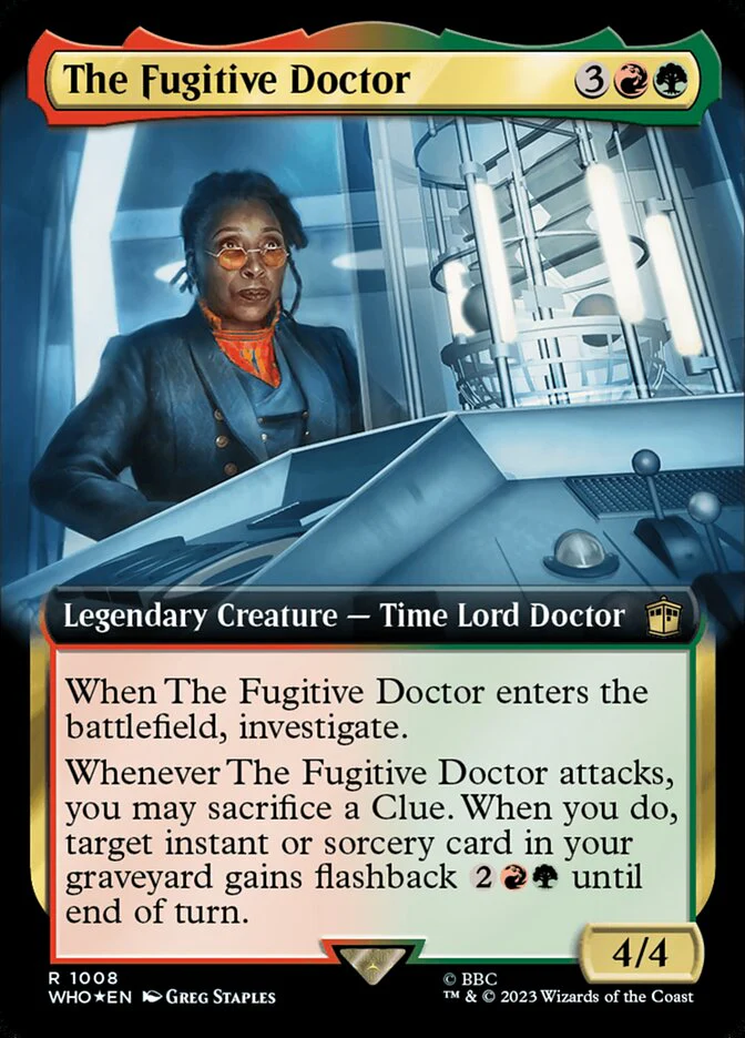 The Fugitive Doctor - Extended Art - Legendary - Surge Foil (Foil)