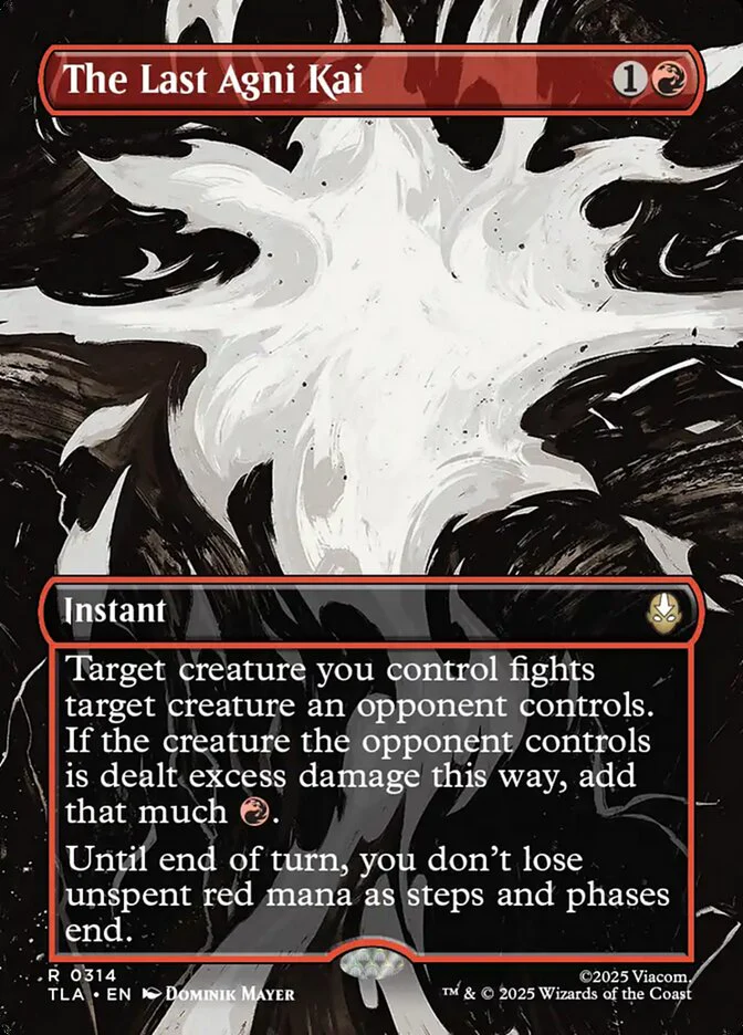 The Last Agni Kai - Borderless - Full Art - Inverted