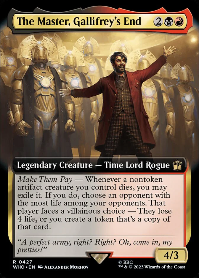 The Master, Gallifrey's End - Extended Art - Legendary