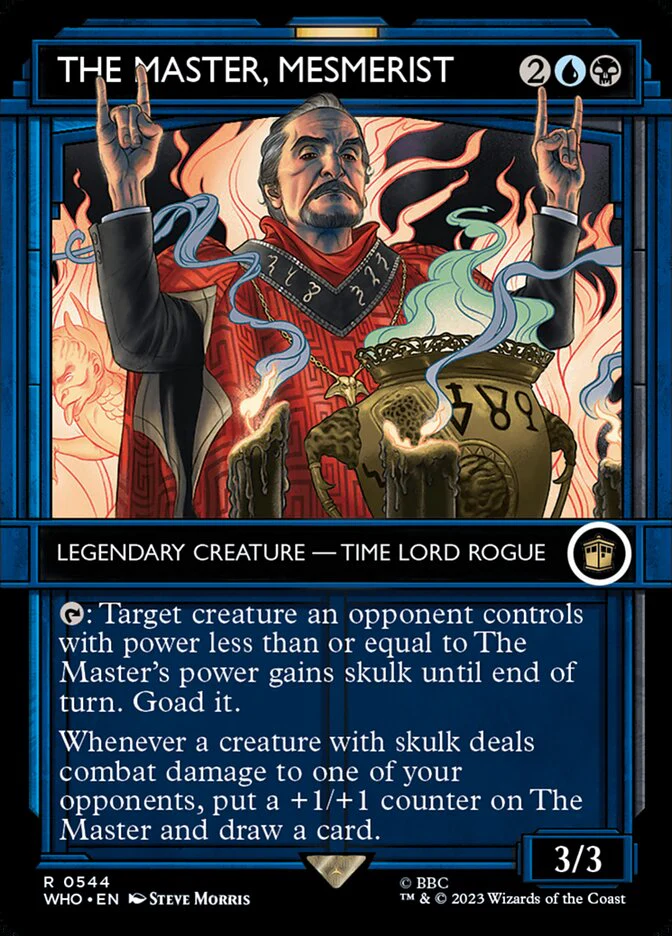 The Master, Mesmerist - Borderless - Inverted - Legendary - Showcase