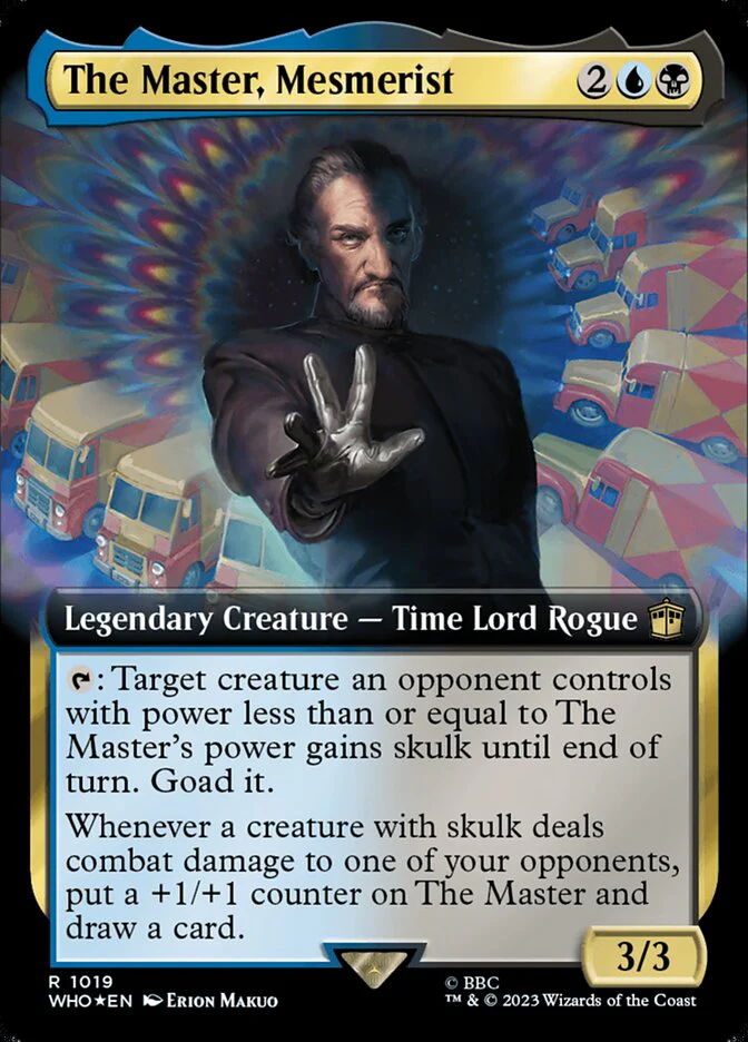 The Master, Mesmerist - Extended Art - Legendary - Surge Foil (Foil)