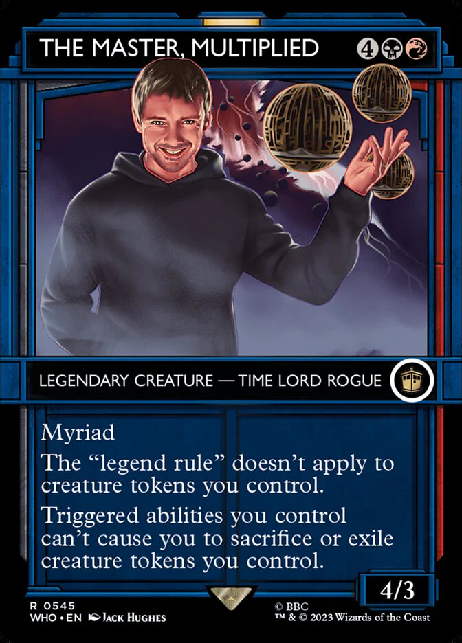 The Master, Multiplied - Borderless - Inverted - Legendary - Showcase