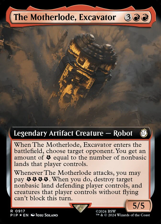 The Motherlode, Excavator - Extended Art - Legendary - Surge Foil (Foil)