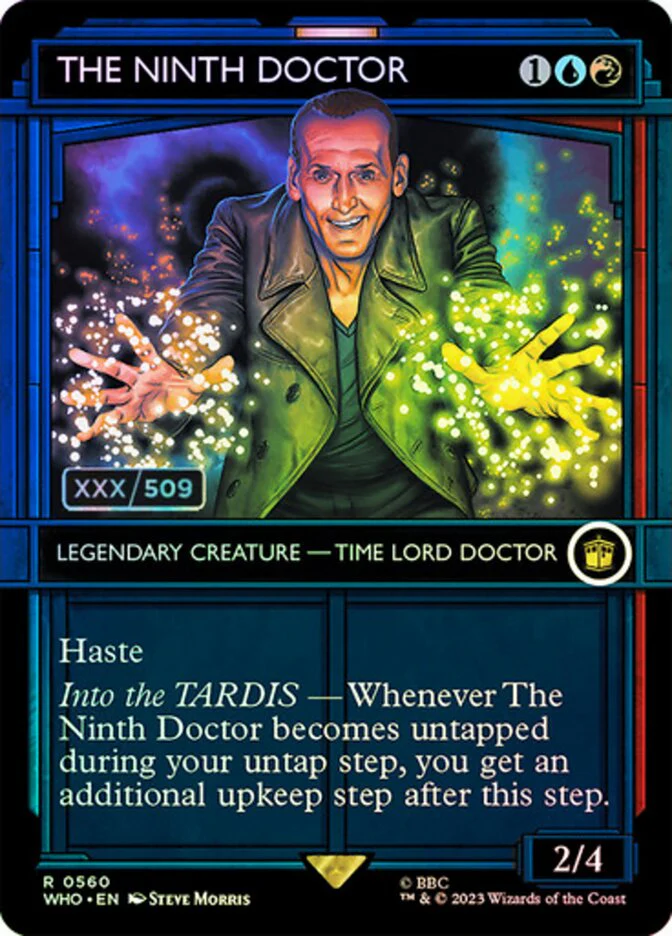 The Ninth Doctor - Borderless - Inverted - Legendary - Showcase (Foil)