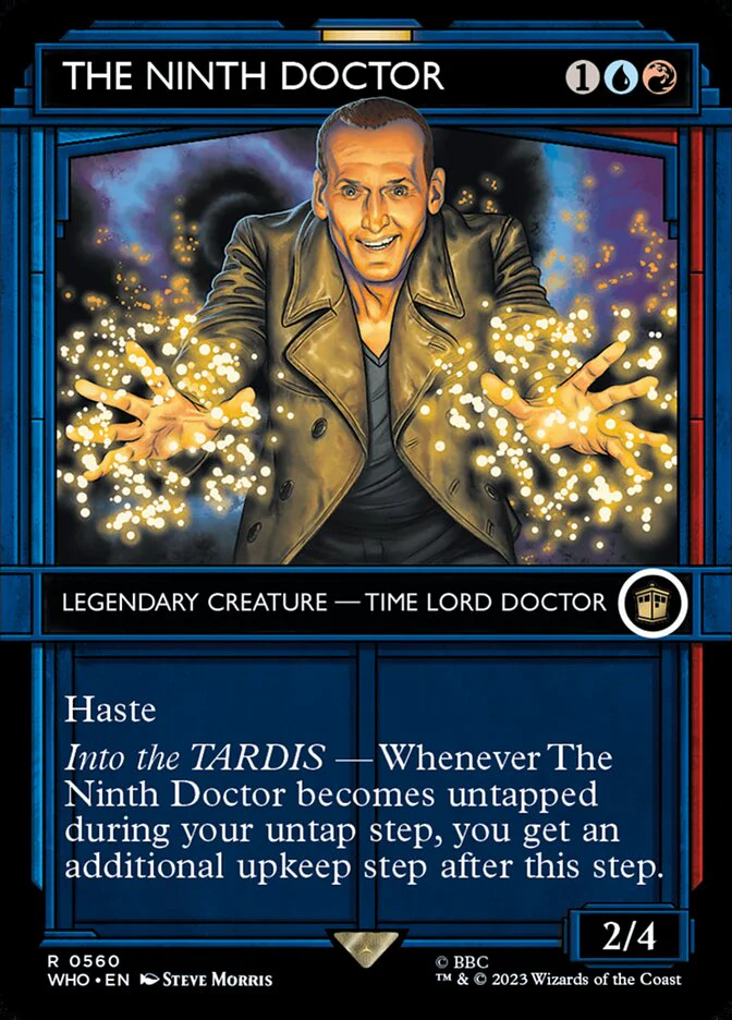 The Ninth Doctor - Borderless - Inverted - Legendary - Showcase (Foil)