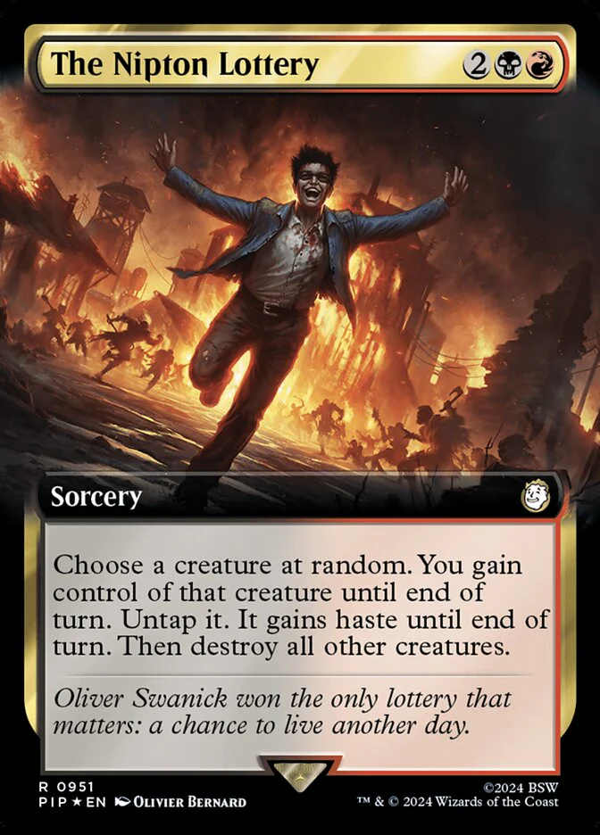 The Nipton Lottery - Extended Art - Surge Foil (Foil)