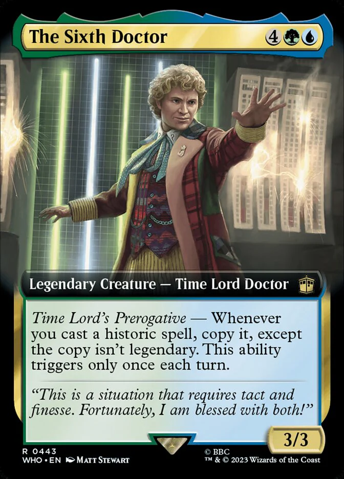The Sixth Doctor - Extended Art - Legendary (Foil)