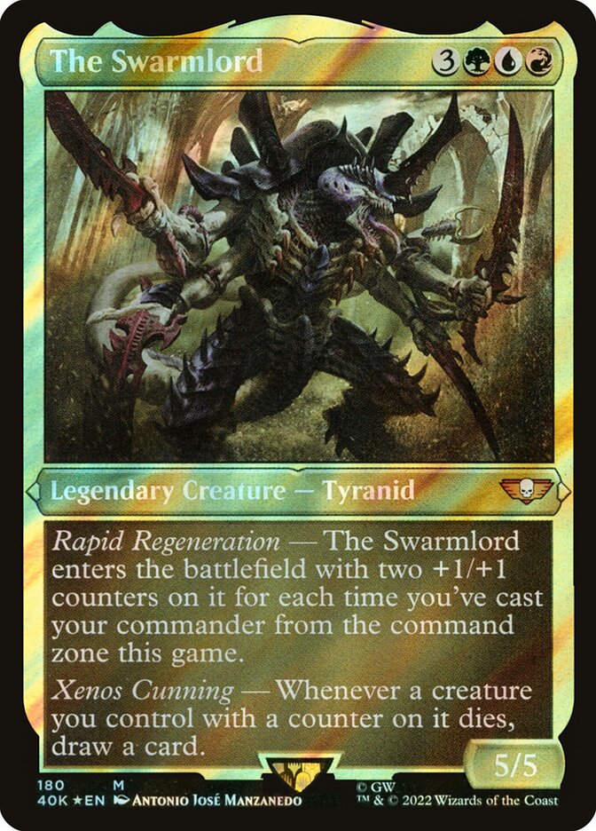 The Swarmlord - Etched - Inverted - Legendary - Surge Foil (Foil)