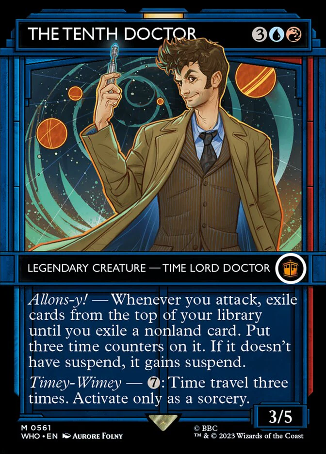 The Tenth Doctor - Borderless - Inverted - Legendary - Showcase