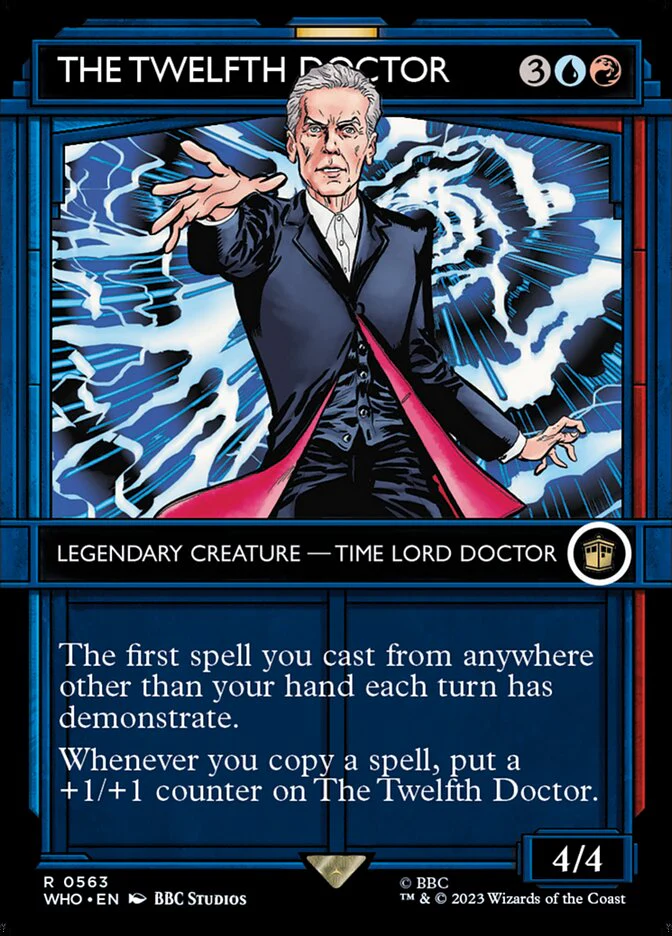 The Twelfth Doctor - Borderless - Inverted - Legendary - Showcase (Foil)