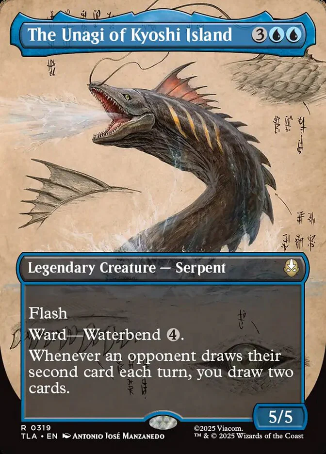 The Unagi of Kyoshi Island - Borderless - Full Art - Inverted - Legendary (Foil)
