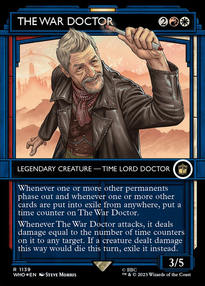 The War Doctor - Borderless - Inverted - Legendary - Showcase - Surge Foil (Foil)