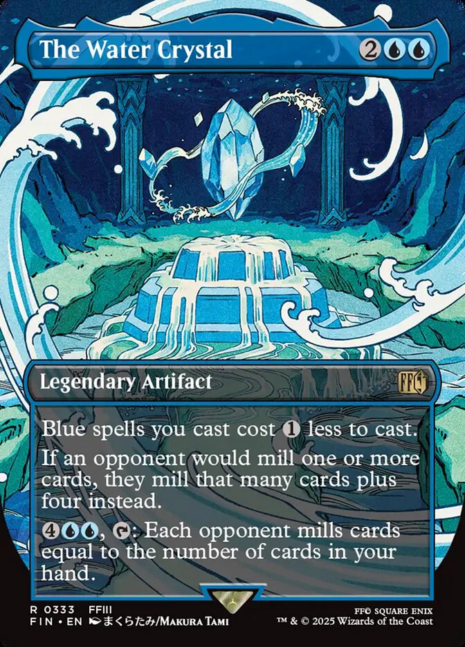 The Water Crystal - Borderless - Full Art - Inverted - Legendary (Foil)