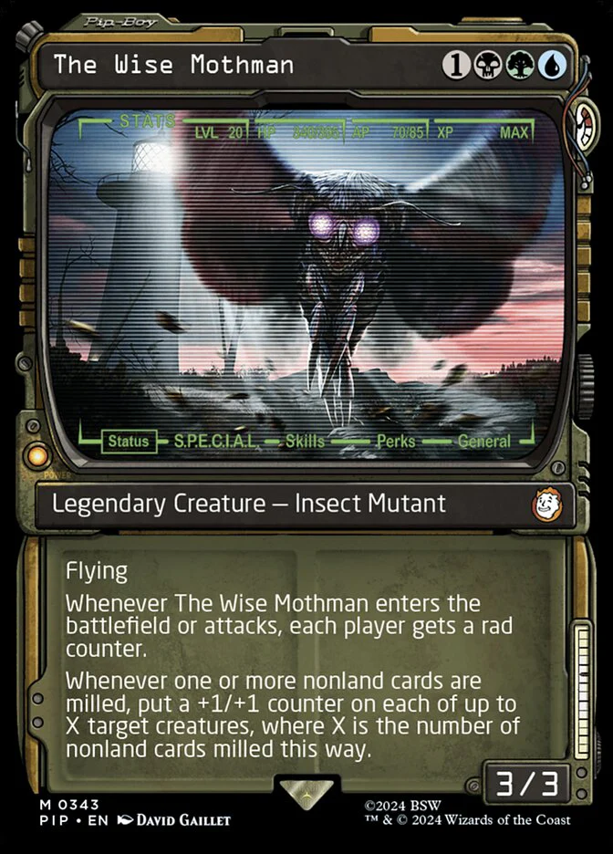 The Wise Mothman - Inverted - Legendary - Showcase (Foil)